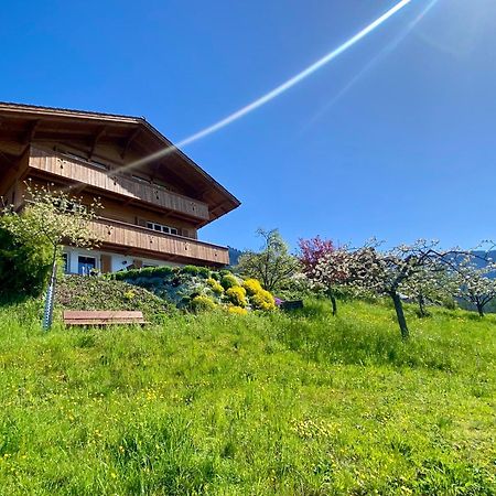 Chalet Egglen "Typical Swiss House, Best Views, Private Jacuzzi" Sigriswil Buitenkant foto